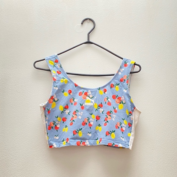PUMA - Perfect Peaches and Lemons Crop Top - Picture 3 of 7